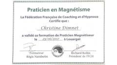 Praticien Magnétiseur Certifié - Christine Dimnet